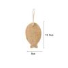 PLAYTHROUGH Natural Loofah Sponge 3 Pcs, Luffa Sponge for Dishwashing Cleaning and Shower Exfoliating (Fish) view 4