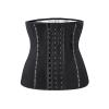 13 Bones Waist Trainer Body Shaper Waisted Cincher Tummy Control Slimming Flat Belly Fat Burning Girdle Corset(Medium) Black view 1