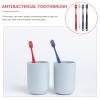 10pcs Charcoal Soft Bristle Toothbrushes with Small Heads for Adults, Household Oral Care, Eco-Friendly Bathroom Accessories Style view 4
