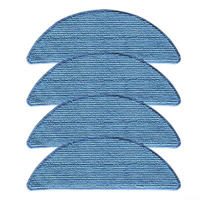 Replacement Mop Cloths For Tesvor For S5 Max Robot Vacuum Cleaner, Microfiber Cleaning Pads Compatible For Tesvor Series For S5, 4 Pack(4 PACK)