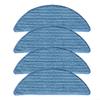 Replacement Mop Cloths For Tesvor For S5 Max Robot Vacuum Cleaner, Microfiber Cleaning Pads Compatible For Tesvor Series For S5, 4 Pack(4 PACK) view 1