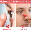 [6-Pack] Vented Scleral Lens Inserter - Orange Contact Lens Applicator for Hard, RGP & Scleral Lenses - BPA-Free Suction Cup Tool for Easy Insertion & Prosthetic Eyes - Includes Travel Case view 2