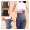 Thermal Belt With Double Pocket Anti-Cold Warm Stomach Shaping Elastic Women's Intimates Aunt'S Magic Tool To Belly(Gray,Medium) view 3