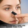 6-Pack Vented Scleral Lens Inserter, Black Contact Lens Applicator Tool for Hard, RGP & Scleral Lenses, BPA-Free Silicone, Easy Lens Insertion for Prosthetic Eyes, Includes Travel Case view 4