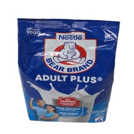 Bear Brand Adult Plus Powdered Milk Drink 900 grams per pack (1 x 900 grams)