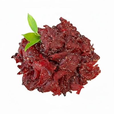 Premium Spicy Dried Roselle - Chili & Sea Salt Infused Hibiscus Fruit Snack, Tangy & Sweet Soft-Dried Calyx Slices, Zesty Gourmet Tropical Treats 200g