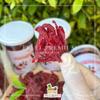 Premium Spicy Dried Roselle - Chili & Sea Salt Infused Hibiscus Fruit Snack, Tangy & Sweet Soft-Dried Calyx Slices, Zesty Gourmet Tropical Treats 200g view 3