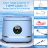 Dental Ultrasonic Retainer Cleaner Machine-45khz, Cleaning for Dentures, Mouth Guards, Aligners, Night Guards, Braces, Toothbrush Heads & Jewelry,Protable UV Retainer Cleaning Pod for Home &Travel view 2