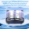 Dental Ultrasonic Retainer Cleaner Machine-45khz, Cleaning for Dentures, Mouth Guards, Aligners, Night Guards, Braces, Toothbrush Heads & Jewelry,Protable UV Retainer Cleaning Pod for Home &Travel view 4