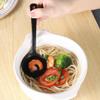 CTIRCHIU 18pcs Disposable Large Soup Spoons Set, Plastic Household Tableware for Hot Pot, Porridge, and Takeout, Black White Beige, Home Dining Flatware for Family Use view 4