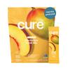 Cure Hydration | Plant-Based Electrolyte Drink Mix | No Added Sugar | Dehydration Relief Powder Made with Coconut Water | Non-GMO | Vegan | Pouch of 14 Packets - Peach Mango view 1
