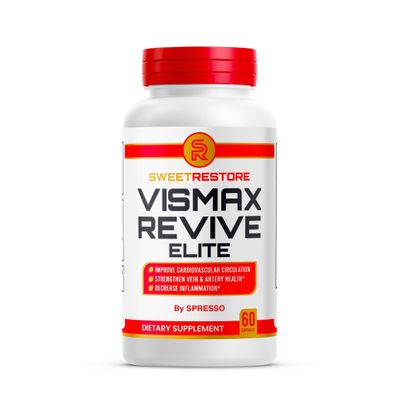 (1 Pack) SweetRestore Vismax Revive Elite Capsules, Official Vismax Revive Support Supplement With Premium Ingredients, All Natural Advanced Formula for Overall Health & Wellness Reviews (60 Capsules)