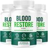 (3 Pack) Blood Restore Capsules - Official BloodRestore Support Supplement Balance Pills - Maximum Strength, Daily Premium Natural Multivitamin for Overall Health & Wellness, 180 Capsules for 3 Months view 1