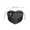 GARIOUANS Heart Shaped Box Medium 270x210x105mm Black Paper Wrapping Box for Valentine's Day Chocolates Flowers Packaging and Creative Birthday Present view 2