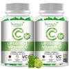 Vemluta 2 Pack Liposomal Vitamin C 2000mg Gummies Complex Rose Hips with D3 5000IU,Elderberry Echinacea,Iron & Zinc for Adults Kids Immune,Antioxidant & Collagen Support,Lemon Flavor, 120Count view 1