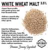 White Wheat Malt 1 lb Grain for Home Brewing Beer or Distilling Whiskey view 2