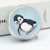 Cute Penguin Pill Box 3 Compartment Small Pill Case Travel Round Pill Box Portable for Pocket Or Purse Pill Organizer Pill Container Holder to Hold Vitamins view 4