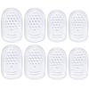 FOMIYES Gel Heel Pads for High Heels 4 Pairs Adhesive Non-Skid Gel Shoe Inserts for Women Cushioning and Shock Absorption view 1