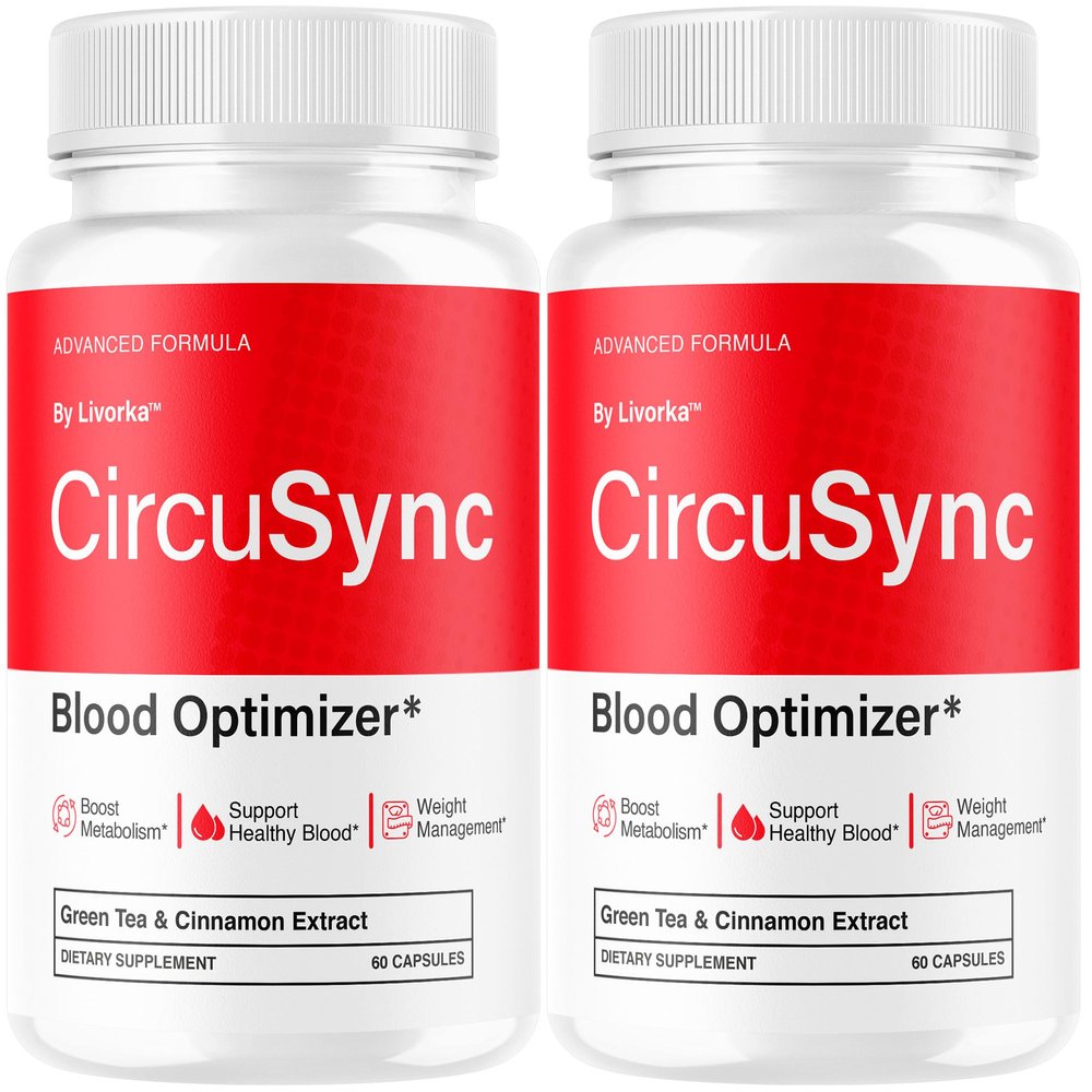 (2 Pack) Circusync Capsules - Official Circu Sync Advanced Blood Health Support Supplement Pills - Maximum Strength, Natural Vitamins Formula for Overall Health & Wellness, 120 Capsules for 2 Months