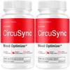 (2 Pack) Circusync Capsules - Official Circu Sync Advanced Blood Health Support Supplement Pills - Maximum Strength, Natural Vitamins Formula for Overall Health & Wellness, 120 Capsules for 2 Months view 1