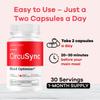 (2 Pack) Circusync Capsules - Official Circu Sync Advanced Blood Health Support Supplement Pills - Maximum Strength, Natural Vitamins Formula for Overall Health & Wellness, 120 Capsules for 2 Months view 4