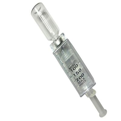 The Insul-eze 3OP is a magnifier and syringe-loading device for the *Omnipod 200-unit syringe and insulin vial. The Insul-eze 3OP magnifies 2x for easy reading, making drawing of medicine easy. Use with medicine bottles with top measurement .50-.55 i