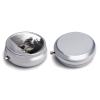 Howling Wolf Pill Box 3 Compartment Small Pill Case Travel Round Pill Box Portable for Pocket Or Purse Pill Organizer Pill Container Holder to Hold Vitamins view 3