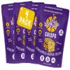 Bright Side Crisps - Pineapple + Super Seeds - ONLY FOUR INGREDIENTS: 100% Upcycled Pineapple and Kale Pulp, High Fiber, No Sugar Added, Vegan, Gluten-Free, 100 Calories, Healthy All-Natural Chip and Cracker Alternative (4-Pack, 1 oz Pouch) view 1
