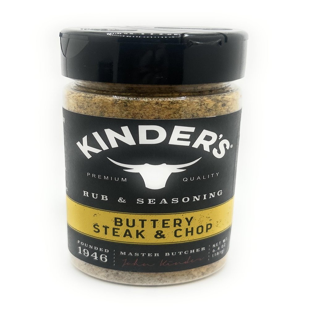 Kinder's Rubs & Seasonings - 1 bottle (Buttery Steak & Chop 6.4oz)
