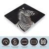 Animal Zebra Bathroom Scale Weight Scale for Body Weight,Highly Accurate Digital Weighing Machine Clear LED Display Digital Bathroom Body Scale 400lb/182kg view 3
