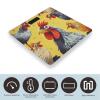 Art Chicken Painting Bathroom Scale Weight Scale for Body Weight,Highly Accurate Digital Weighing Machine Clear LED Display Digital Bathroom Body Scale 400lb/182kg view 3