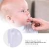Gucagle Baby Finger Toothbrush Infant Silicone Toothbrush Tongue Brush Oral Cleaning Tool Soft for Newborns Toddlers Kids 3 Pack with Travel Case Rose Red Blue Transparent view 4
