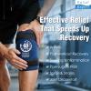 2 Packs 45-Minute Knee Ice Pack Wrap with Advanced Ice Grid Gel, Long-Lasting Cold Pack for Knees, Calves & Elbows, Flexible & Reusable Gel Ice Pack for Post-Workout Recovery, Joint Discomfort view 3