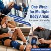 2 Packs 45-Minute Knee Ice Pack Wrap with Advanced Ice Grid Gel, Long-Lasting Cold Pack for Knees, Calves & Elbows, Flexible & Reusable Gel Ice Pack for Post-Workout Recovery, Joint Discomfort view 4
