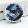 Wolfs Pill Box 3 Compartment Small Pill Case Travel Round Pill Box Portable for Pocket Or Purse Pill Organizer Pill Container Holder to Hold Vitamins view 4