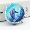 Cute Dolphin Pill Box 3 Compartment Small Pill Case Travel Round Pill Box Portable for Pocket Or Purse Pill Organizer Pill Container Holder to Hold Vitamins view 4