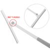 BELLIFFY Glass Squeegee for Shower Door and Car Windshield, 360 Rotating Mini T-Handle, Gray, Water Removal Window Cleaner for Bathroom, Tile, and Home Use view 4