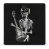 Abstract X-ray Skull Skeleton Playing Guitar Bathroom Scale Weight Scale for Body Weight,Highly Accurate Digital Weighing Machine Clear LED Display Digital Bathroom Body Scale 400lb/182kg view 1