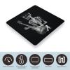 Abstract X-ray Skull Skeleton Playing Guitar Bathroom Scale Weight Scale for Body Weight,Highly Accurate Digital Weighing Machine Clear LED Display Digital Bathroom Body Scale 400lb/182kg view 3
