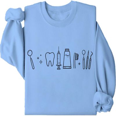Dental Hygienist Sweatshirt Women Dental Assistant Sweatshirt Hoodie Dentist Shirt