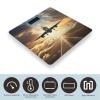 Airplane Bathroom Scale Weight Scale for Body Weight,Highly Accurate Digital Weighing Machine Clear LED Display Digital Bathroom Body Scale 400lb/182kg view 3
