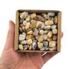 1,000 Carats Crazy Lace Agate Handpicked Tumbled Stones Crystals Chips Bulk Pocket Stones for Healing, Reiki, Meditation, Witchcraft and Home Decorations (Crazy Lace Agate) view 1