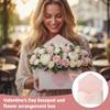 10pcs Valentine Envelope Boxes,Valentine's Day Floral Envelope Boxes Empty Paper Flower Bouquet Envelopes Paper Box,Florist Flower Bags for Arrangements Gift Packaging Birthday Wedding Party (Red) view 2