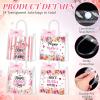 Shinylin 24 Pcs Mother's Day Clear Gift Bags with Handles Reusable PVC Ribbon Floral Happy Mother's Day Party Favor Bags Mother Clear Goodie Bag for Mom Grandmom Wife Party Storage view 3