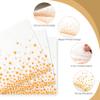 100 Pack Paper Cocktail Napkins Disposable Paper Napkins Gold Polka Dot Graduation Dinner Napkins Party White Napkins Disposable Decorative for Easter Bridal Shower Wedding Birthday Party Supplies view 4