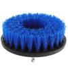 STAHAD Electric Drill Brush Replacement Heads 5-inch Round Blue Set for Floor Grout Kitchen Cleaning Attachment Compatible Power Tools view 1
