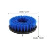 STAHAD Electric Drill Brush Replacement Heads 5-inch Round Blue Set for Floor Grout Kitchen Cleaning Attachment Compatible Power Tools view 2