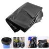 CIYODO Heavy Duty Garbage Bags 50pcs Extra Large 80x100cm Black Contractor Trash Bags for 100l Outdoor Lawn and Commercial Waste Disposal view 4