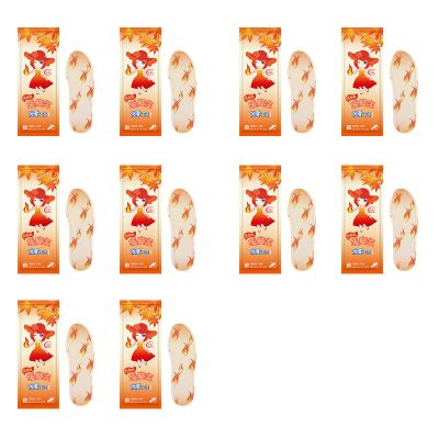10 Pairs Instants Warmth Insoles Air Activated Cold Weather Foot Comfort Toe Warmers Single Uses Shoe Inserts for Women Dispo