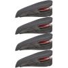 VICASKY Invisible Air- Height Increase Shoe Insoles 4pcs Black Half Pads 3/5cm Heel Lift Inserts for Men and Women Shoe Heel Boosters view 1
